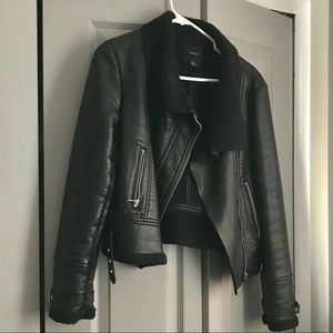 Faux Leather Jacket